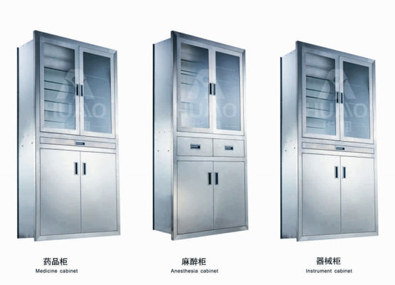 خرید اتاق تمیز کابینت ذخیره سازی ابزار پزشکی کابینت صفحه فولاد ضد زنگ online manufacture