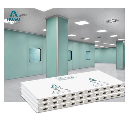 خرید GMP مقاومت در برابر ضربه Mgo دیوار هیئت مدیره اتاق تمیز ساندویچ پانل برای کارخانه مواد غذایی online manufacture