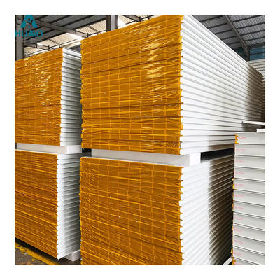 خرید ضد آتش 120min GMP Mgo پانل پشم سنگ / EPS اتاق تمیز ساندویچ پانل دیواری online manufacture