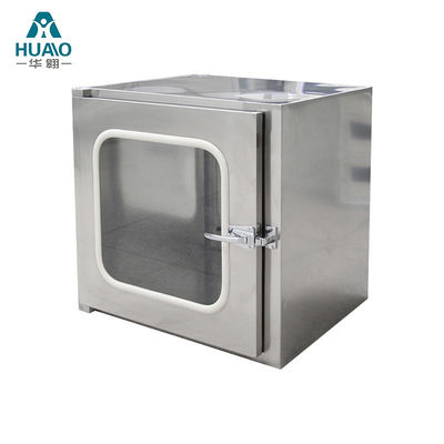 خرید فولاد ضد زنگ 304 پنجره انتقال با قفل عبور جعبه با لامپ UV ابعاد داخلی online manufacture