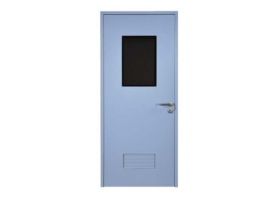 GMP استاندارد ماژولار اتاق تمیز Manul Swing Door درب فولادی بیمارستان